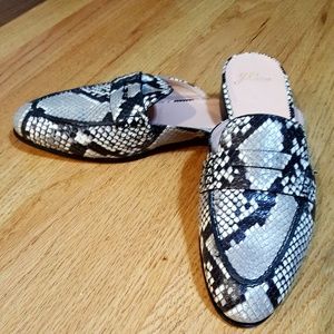 JCREW Academy Penny Loafer Mules Sze 8